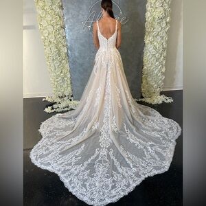 Allure Wedding Gown —  **Brand New** — ivory/nude — size 20